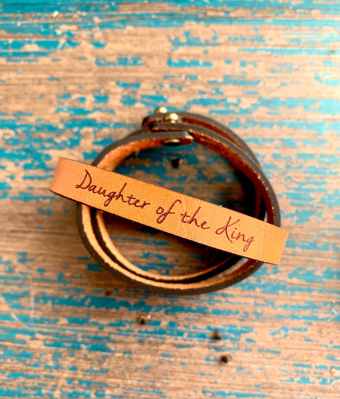 Religious Scripture Thin Leather Bracelet Collection