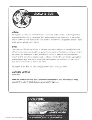The Action Bible Coloring Book