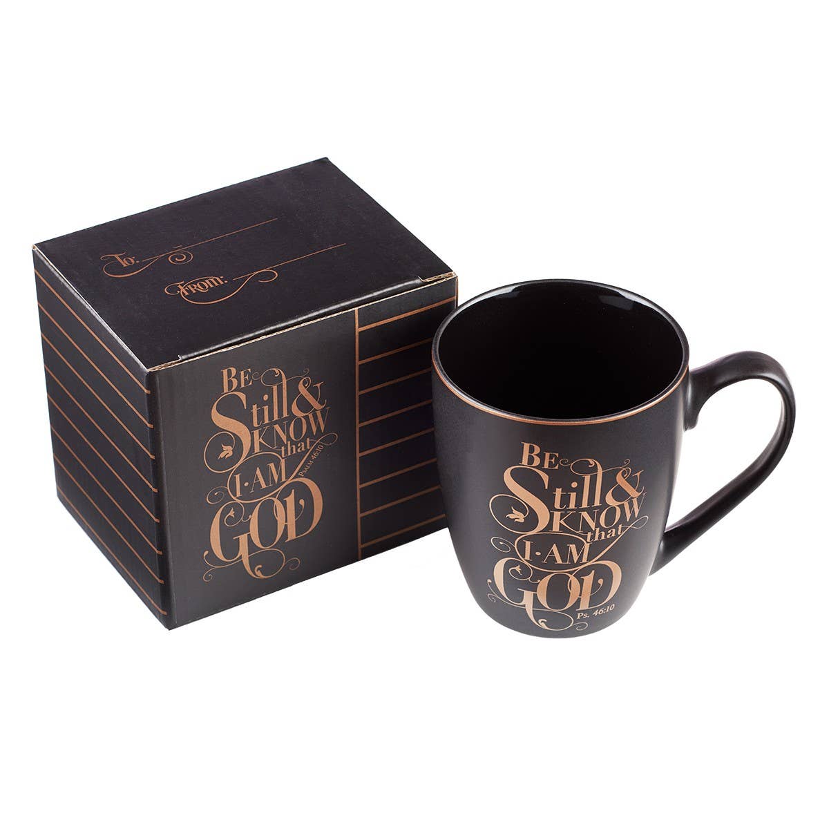 Mug Black Be Still & Know Ps. 46:10