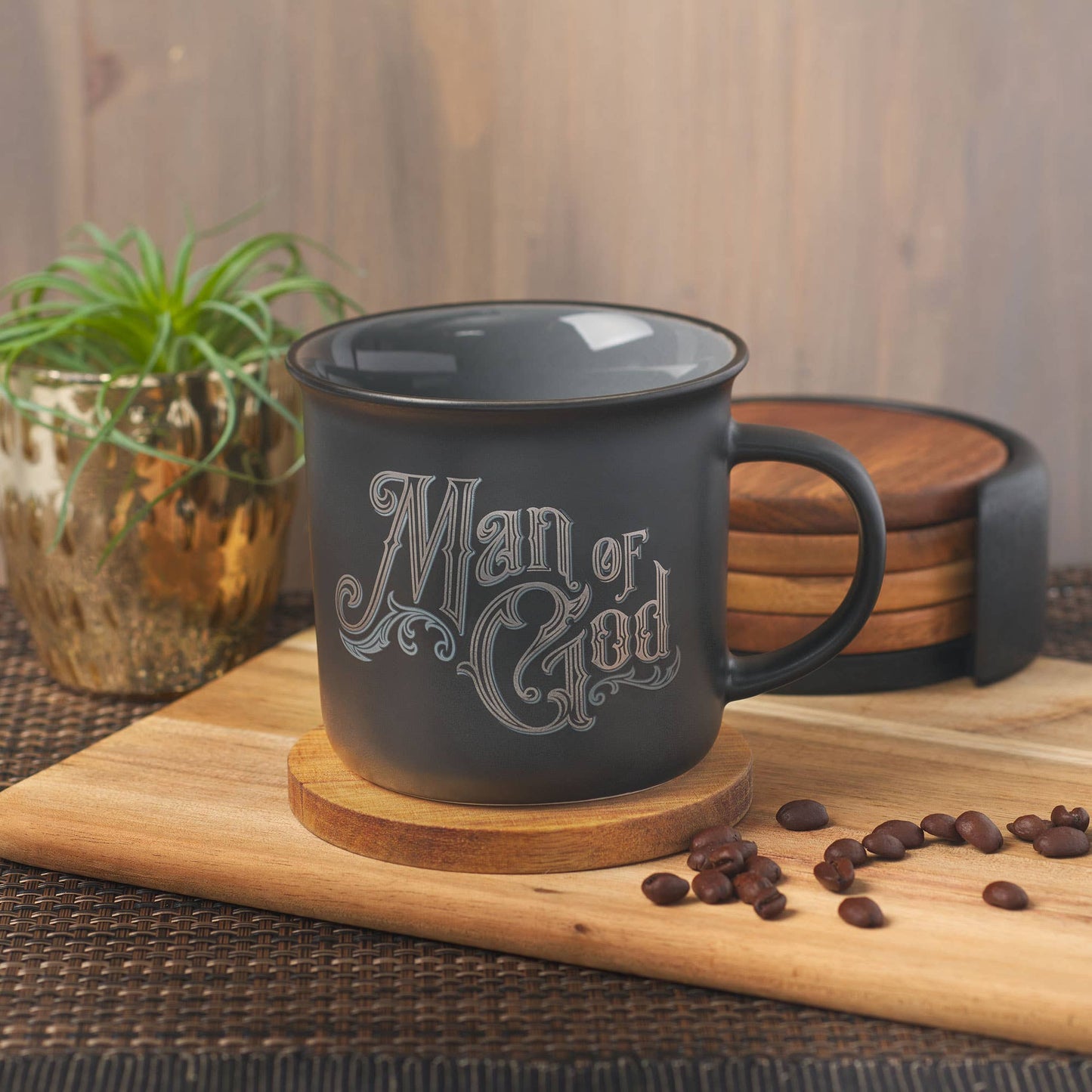 Mug Black/Gray Man of God 1 Tim. 6:11