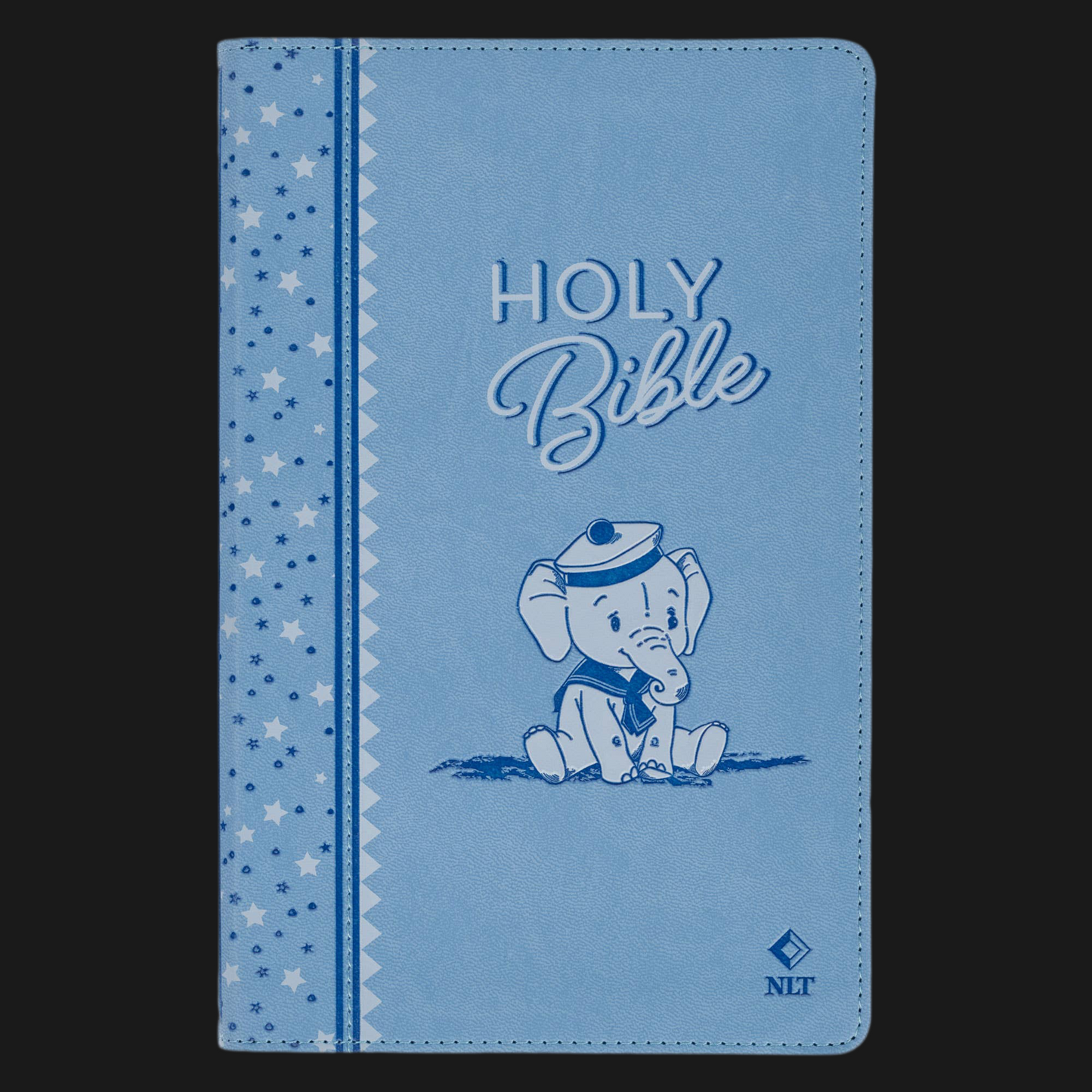 Bible NLT Infant Faux leather, Blue