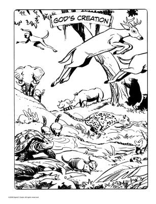 The Action Bible Coloring Book