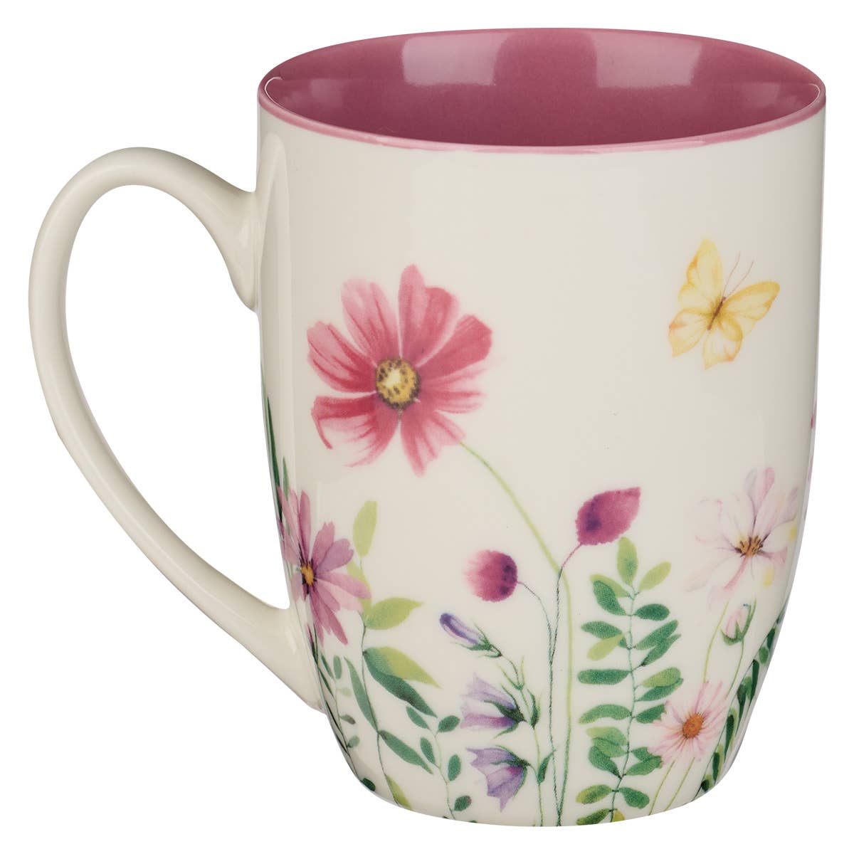 Mug Purple/White Floral Mom You Make Life Beautiful