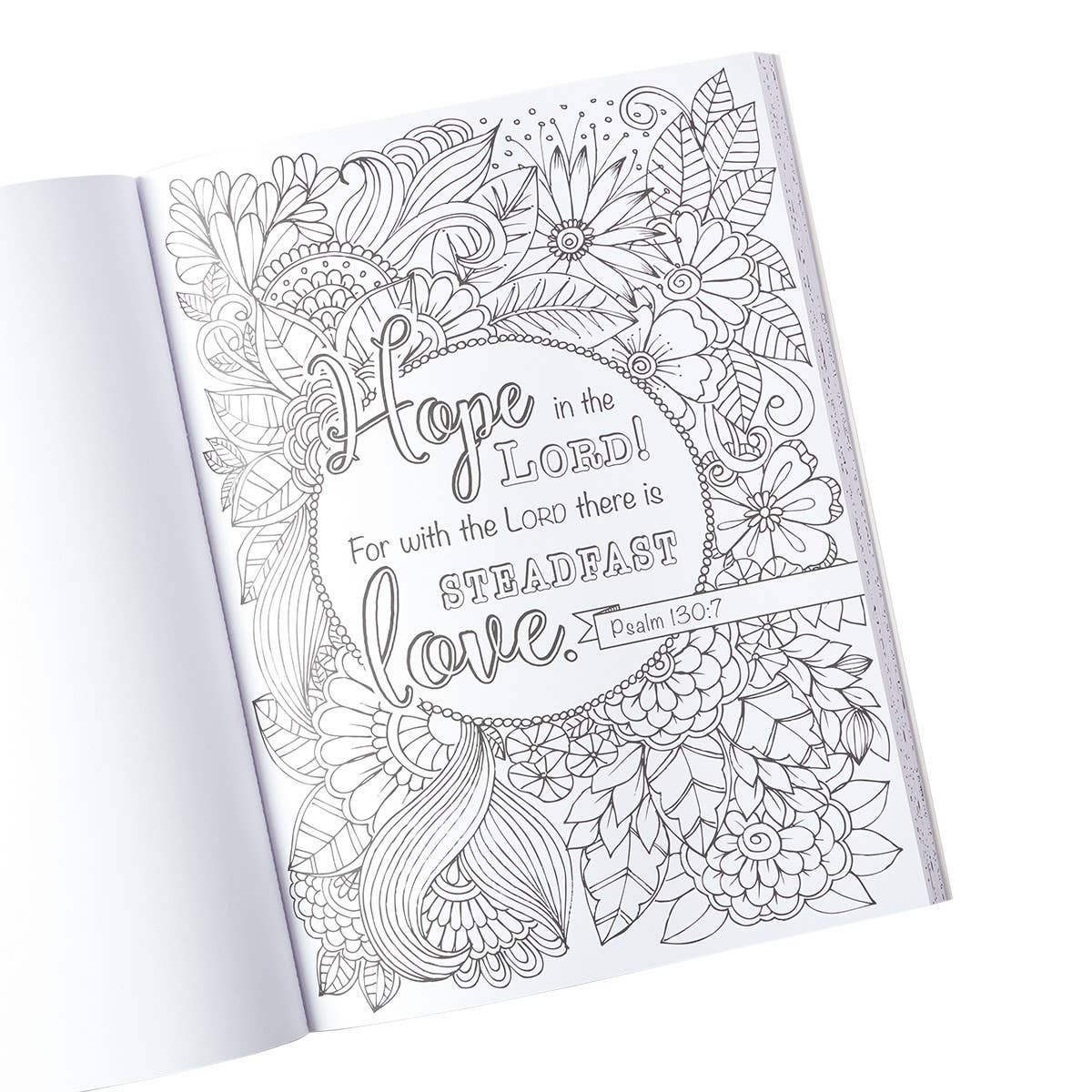 Coloring Book Faith Hope Love