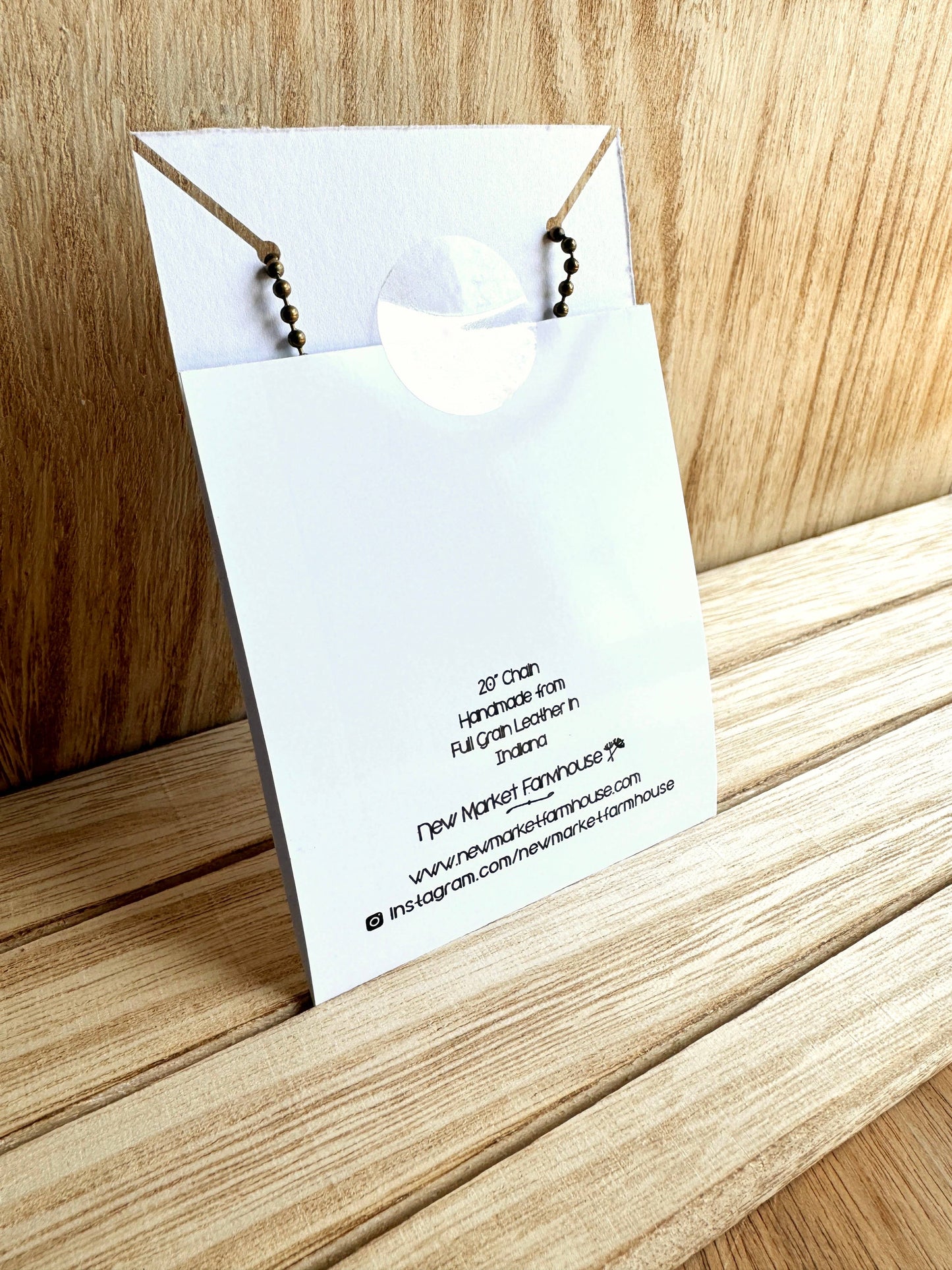 Cross Necklace - Leather Pendant Necklace