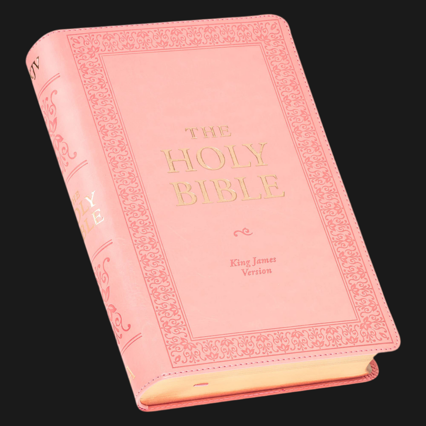 KJV Bible Giant Print Standard-size Faux Leather, Pink