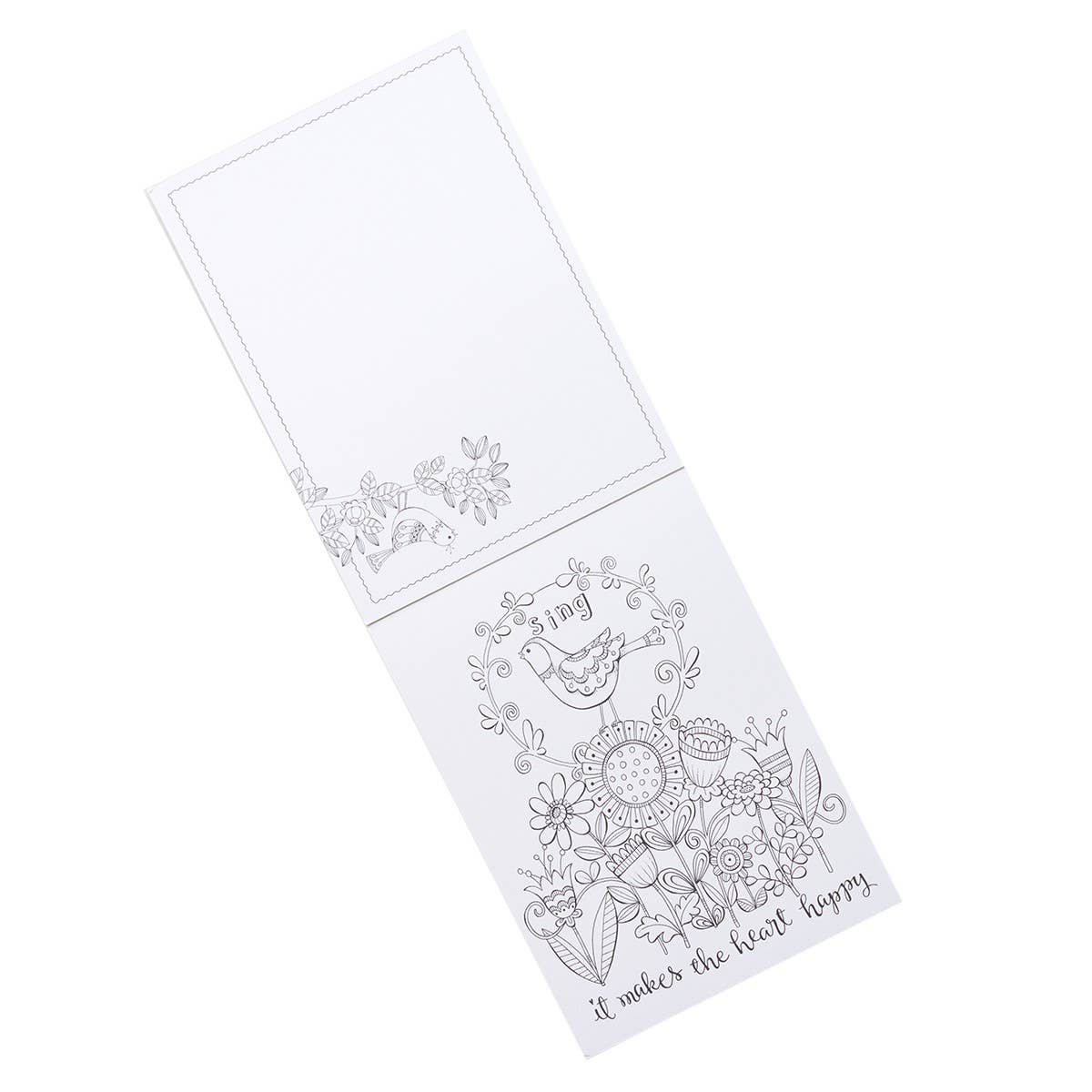 Coloring Cards Be Still and Know
