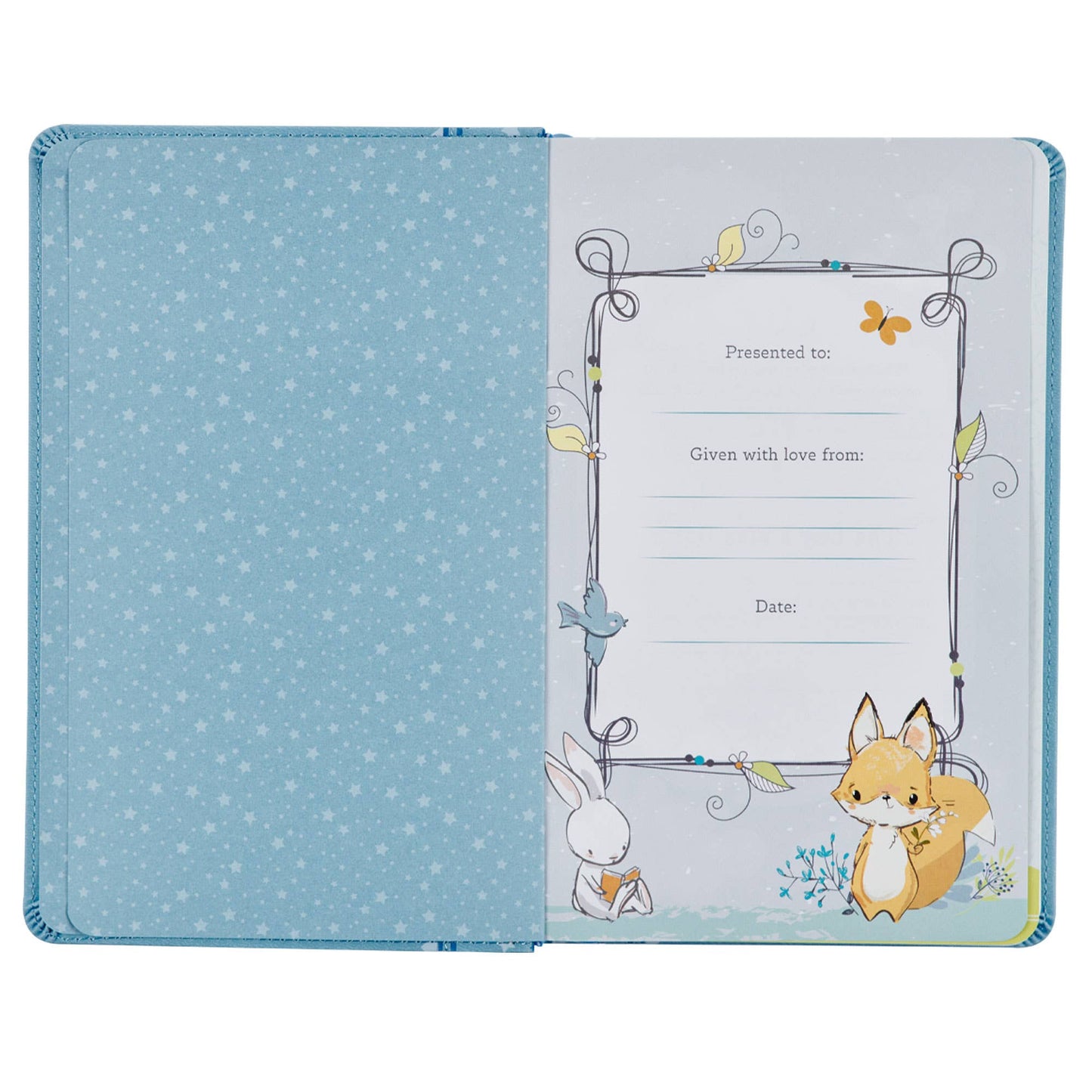 Bible NLT Infant Faux leather, Blue