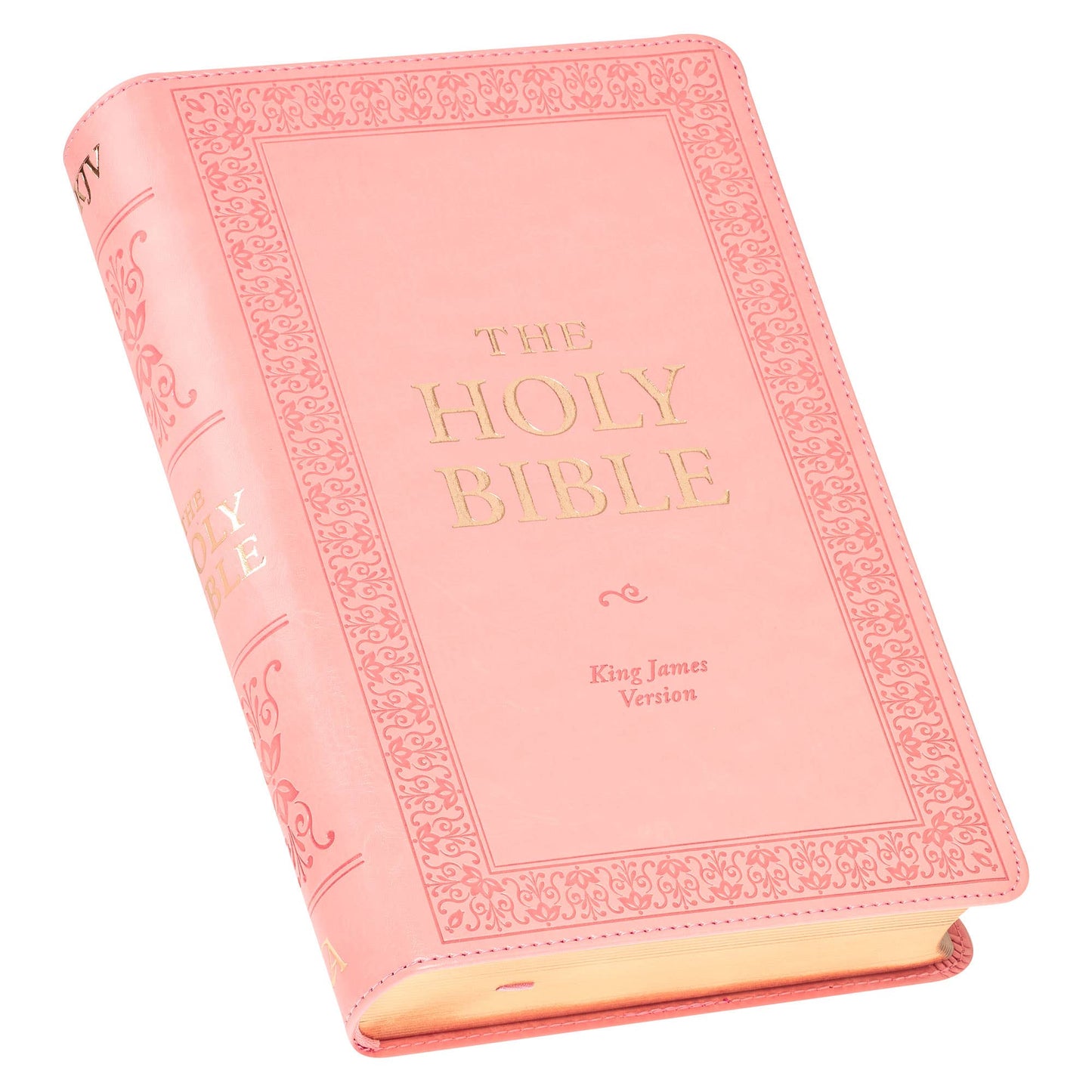 KJV Bible Giant Print Standard-size Faux Leather, Pink