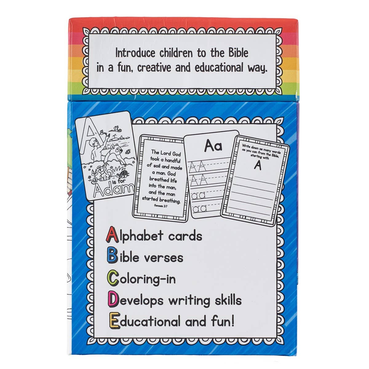 Coloring Cards Boxed 52 ABC Bible Fun for Kids