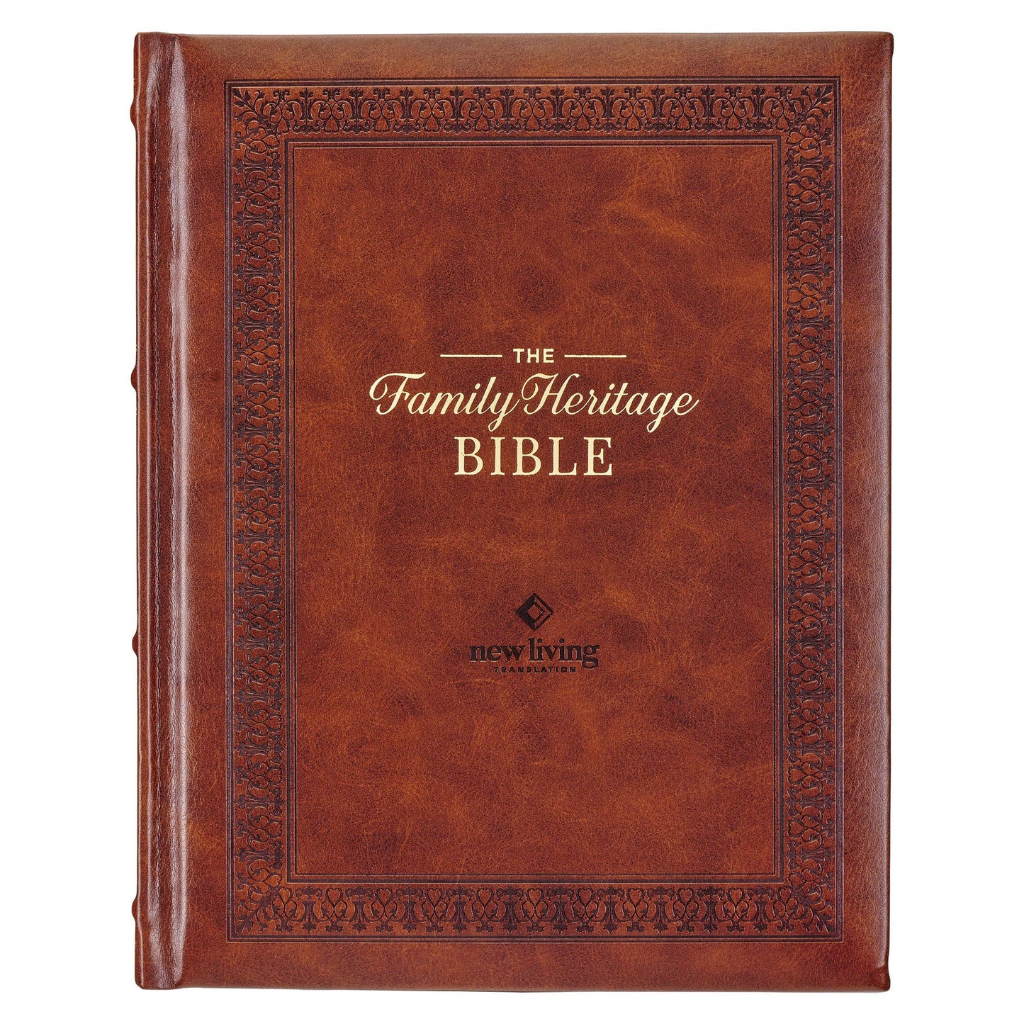 NLT, The Family Heritage Bible Hardcover, Brown