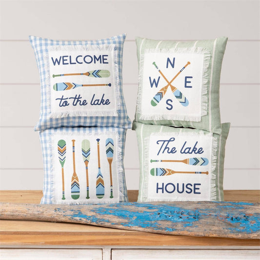 Mini Pillows - The Lake House (Pk/04 Ast)