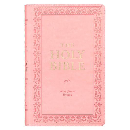 KJV Bible Giant Print Standard-size Faux Leather, Pink