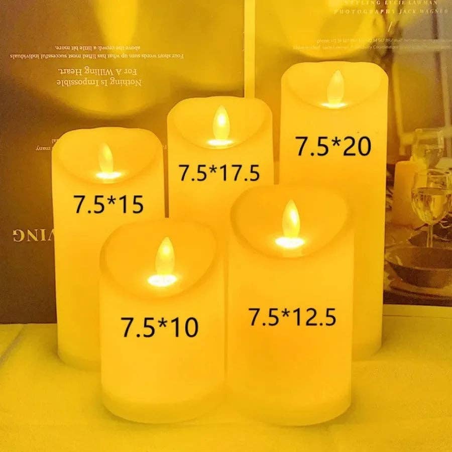 Flameless Melted Candles